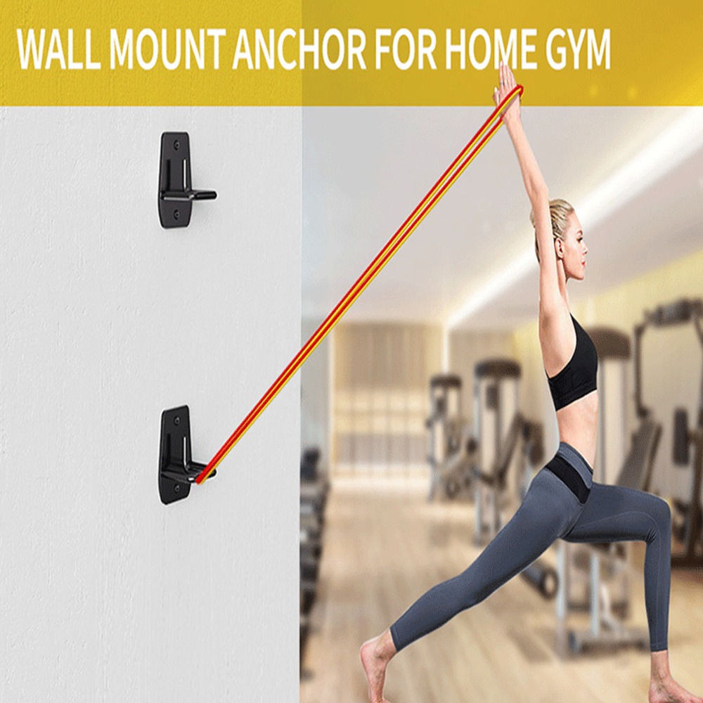3 قطع من مثبتات الحائط السوداء - مراجعة Home Gym Yoga وسعره